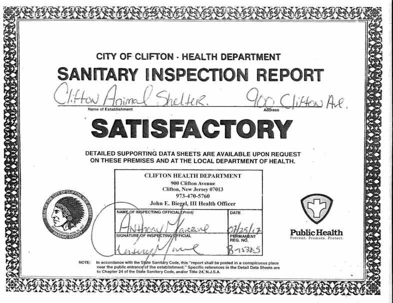Clifton Animal Shelter Certificate of Inspection.jpg